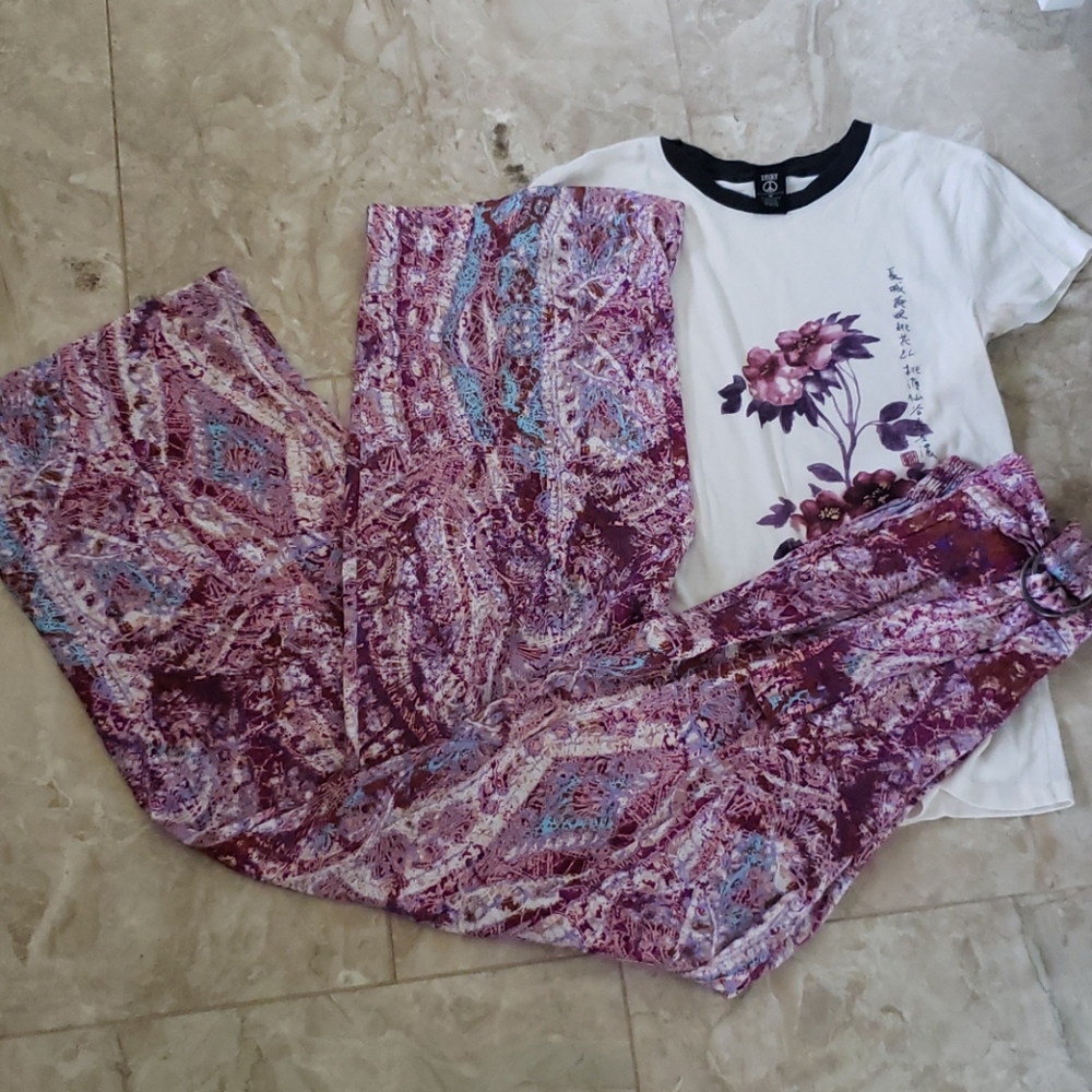 beautiful palazzo pant with elastic back  size S